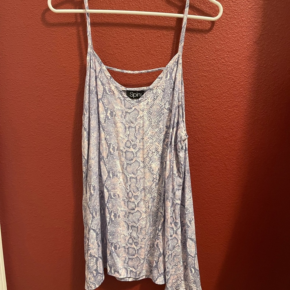 from Chic Soul online store / pink & purple snake print / size: 1X